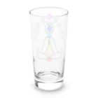 CyberArmadilloの月のガヤトリマントラ Long Sized Water Glass :back