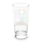 ちょこみんと🍫🍀の兎年から辰年へ〜鷹と富士となすびを添えて〜 Long Sized Water Glass :back