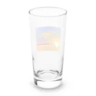 日々好日屋2号店の田んぼと夕焼け Long Sized Water Glass :back