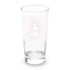 the blue seasonのパステルドリーム：虹色の魔法のユニコーン Long Sized Water Glass :back