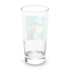 bestfriend54のカラフルカワセミくん Long Sized Water Glass :back