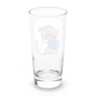 Kujakuの朗読猫 Long Sized Water Glass :back