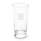 okura-hのおばあちゃんの柄シャツ Long Sized Water Glass :back