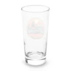 ファンシーTシャツ屋のアウトドアーワッペン夕日 Long Sized Water Glass :back