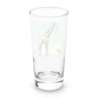 okinawa-okinawa-okinawaのドット絵キリン Long Sized Water Glass :back