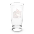 AutoArtistryのかわいいロングコートチワワ　アニメ風グッズ（おやすみバージョン） Long Sized Water Glass :back