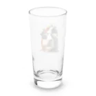 ふわりんごカフェのグラサンモルモットくん Long Sized Water Glass :back