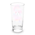 ゆめかわSHOPの（いぬ）かわいいわたあめ動物園 Long Sized Water Glass :back