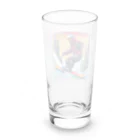 crazykoのスノーボーダー Long Sized Water Glass :back