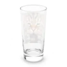 日向ぼっこのずぶ濡れ猫 Long Sized Water Glass :back