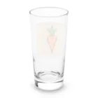 たてっぴのショップのピクセルにんじん Long Sized Water Glass :back