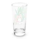 AckeeWolf Art Shopの可愛い子猫のミルクタイム Long Sized Water Glass :back