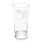 peinto888のスキーうさちゃん Long Sized Water Glass :back