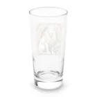 Luce___.の神の使い白いライオン Long Sized Water Glass :back