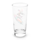 ロケットうさぎのロケットうさぎ　ミッション遂行 Long Sized Water Glass :back