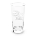 ファンシーTシャツ屋のワイルドアリゲーター Long Sized Water Glass :back