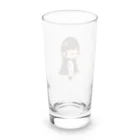 ゆーちゃんのおえかきの鶴の恩返し(鶴ちゃん) Long Sized Water Glass :back