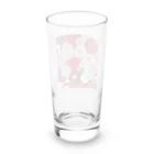 saqui.comの赤ベースの北欧デザイン Long Sized Water Glass :back