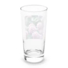 neat55のアジサイの球状の花房 Long Sized Water Glass :back