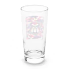 迷彩キャラクター工房の迷彩ブルドッグ Long Sized Water Glass :back