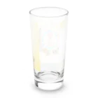 latitudeのひまわりの妖精(横長) Long Sized Water Glass :back