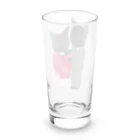 Parallel_merchの黒猫の親子 Long Sized Water Glass :back