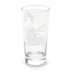 manyou-lab_Ukiyo-eの浮世絵 美人画 Ukiyoe beauty painting [UB-DL-SR001-0005] Long Sized Water Glass :back