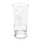 ParadigmStar　パラダイムスターの和風cat 見返り桜 Long Sized Water Glass :back