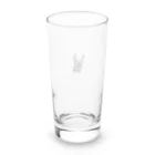 しらたまのドアップしらちゃん Long Sized Water Glass :back