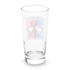 はまみるのライバル同士の猫 Long Sized Water Glass :back