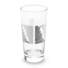 square屋のお酒の名前（黒バージョン・パターン） Long Sized Water Glass :back