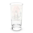 ParadigmStar　パラダイムスターの浮世絵猫　波桜 Long Sized Water Glass :back