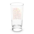 saqui.comのエネルギッシュカラーのインド柄 Long Sized Water Glass :back