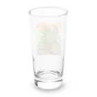 saqui.comの黄色と緑のインド柄 Long Sized Water Glass :back