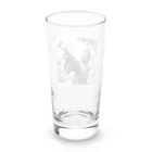 sakura1031のダジャレ仏像シリーズ・投げる像 Long Sized Water Glass :back