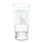 ai美女ショップのかわいい猫 Long Sized Water Glass :back