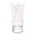 NATSUMAKITSUNEの北欧風　花柄　マリメッコ風 Long Sized Water Glass :back