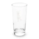 kiryu-mai創造設計の白猫ちゃん Long Sized Water Glass :back