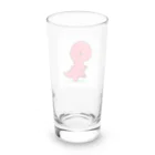 フラットザウルスの癒しのレッドザウルス Long Sized Water Glass :back