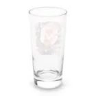 bigbamboofamilyの夜桜　キツネ Long Sized Water Glass :back