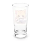 zuuu-の魚を前にドヤ顔にゃんこ☆ Long Sized Water Glass :back