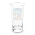 アニマル達の気分転換中のメイクーン Long Sized Water Glass :back