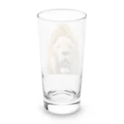 mayura_photoの眠そうなオスライオン Long Sized Water Glass :back