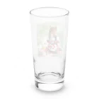 mari0909の可愛らしいシマリスのエプロン姿 Long Sized Water Glass :back