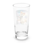 ANTARESの柴犬と雪だるま2 Long Sized Water Glass :back