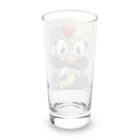 ねこねこねこんのパンダハート Long Sized Water Glass :back