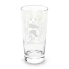 junpeiganba07の街の中を自転車で走るパンダ Long Sized Water Glass :back