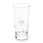 コチ(ボストンテリア)の小物用:ボストンテリア(HOWL at the MOON ロゴ)[v2.8k] Long Sized Water Glass :back