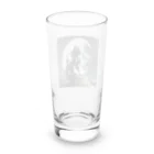 kenken-kenkenショップの月夜の狛犬 Long Sized Water Glass :back