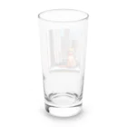 ドット絵ねこさんの窓前お座り猫さん Long Sized Water Glass :back